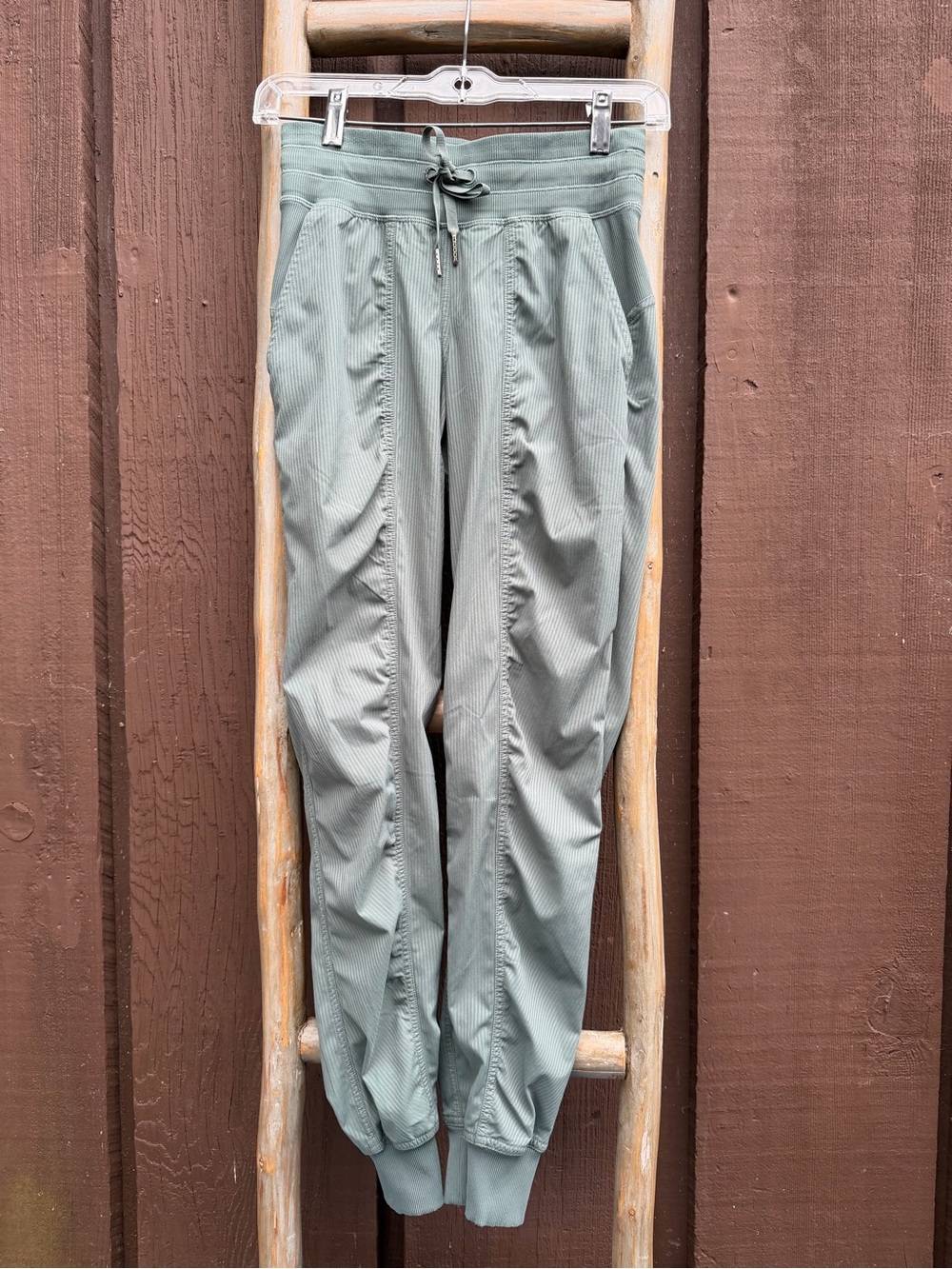 Lululemon Dance Studio Athletic Joggers Green Size 0 Retro 90s